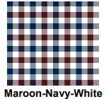 Pilbara Mens Y/D Check, Dual Pocket Long Sleeve Shirt [Col:Maroon/Navy/White Siz:S]