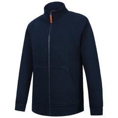 Pilbara Mens Classic Zip Through Fleece Sweater [Col:Chestnut Siz:S]