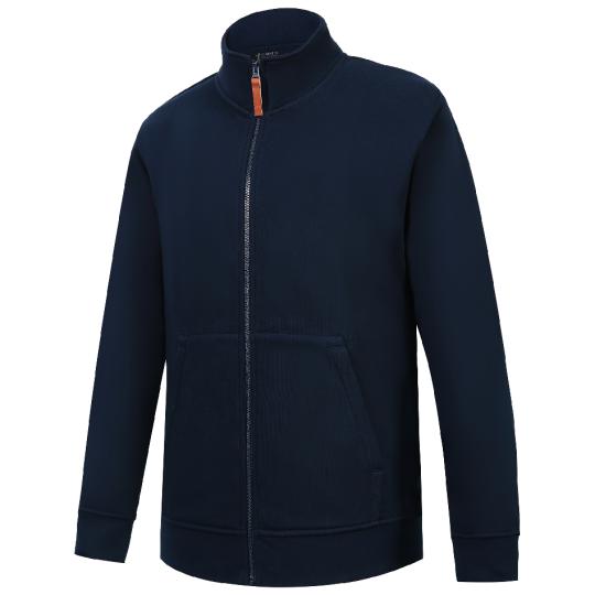 Pilbara Mens Classic Zip Through Fleece Sweater [Col:Chestnut Siz:S]