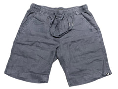 Pilbara Mens Linen Shorts [Col:Petrol Siz:S]