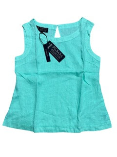 Pilbara Women's Linen Singlet [Col:White Siz:XS (6-8)]