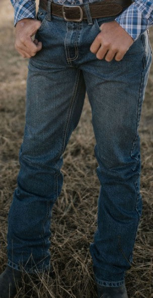 Pilbara Mens Western Brahman Jeans - Indigo [Siz:33x36]