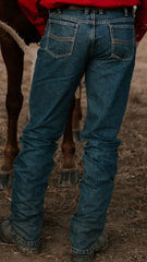 Pilbara Mens Western Brahman Jeans - Indigo [Siz:33x36]