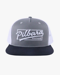 Pilbara Game Day Cap [Col:Charcoal-White]