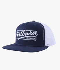 Pilbara Game Day Cap [Col:Navy-White]