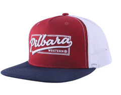 Pilbara Game Day Cap [Col:Rust Red-White]