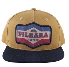 Pilbara Oil Can Cap [Col:Whiskey/Black]
