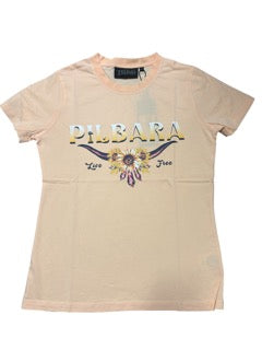 Pilbara Womens Live Free T-Shirt - Peachy [Siz:8]