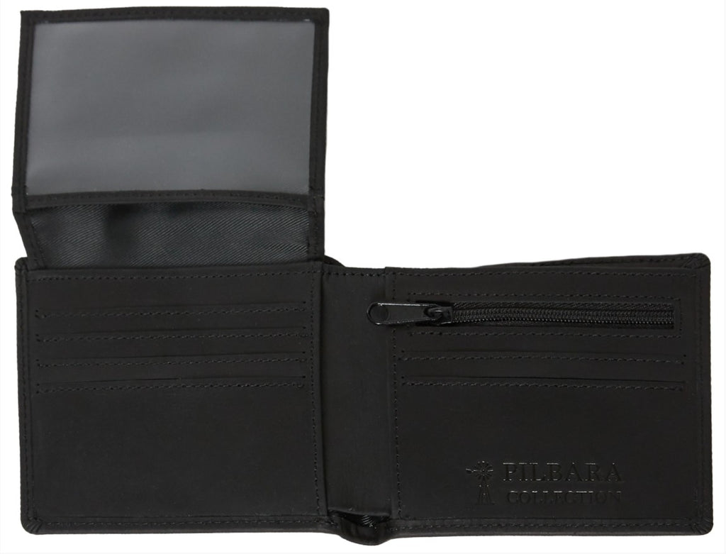 Pilbara Leather Wallet - Black