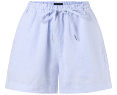 Pilbara Women's Linen Short [Col:Cloud Blue Siz:6]