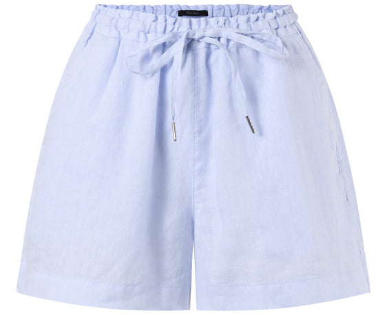Pilbara Women's Linen Short [Col:Cloud Blue Siz:6]