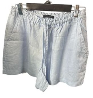 Pilbara Women's Linen Short [Col:Cloud Blue Siz:18]