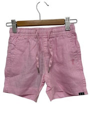 Pilbara Childrens Linen Short [Col:Navy Siz:Y3-4]