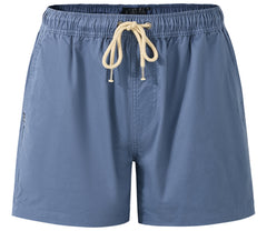 Pilbara Mens Cotton Stretch Walk Shorts [Col:Bluesteel Siz:S]