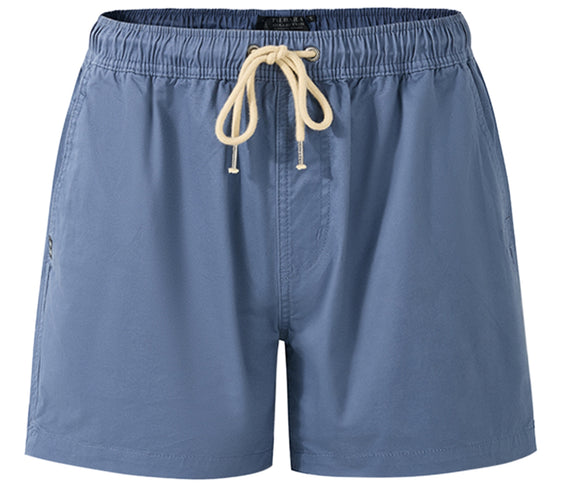 Pilbara Mens Cotton Stretch Walk Shorts [Col:Bluesteel Siz:S]