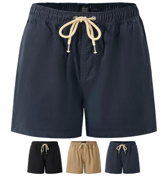 Pilbara Mens Cotton Stretch Walk Shorts [Col:Ink Navy Siz:S]