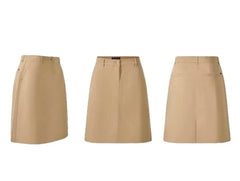 Pilbara Womens Daphne Chino A-Line Skirt [Col:Caramel Siz:8]
