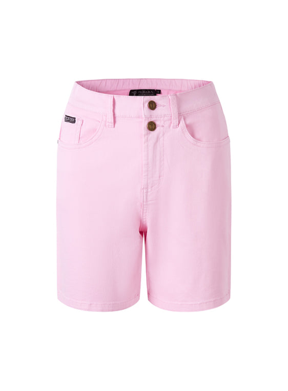 Pilbara Womens Mia Cotton Stretch Shorts [Col:pink Siz:XS]