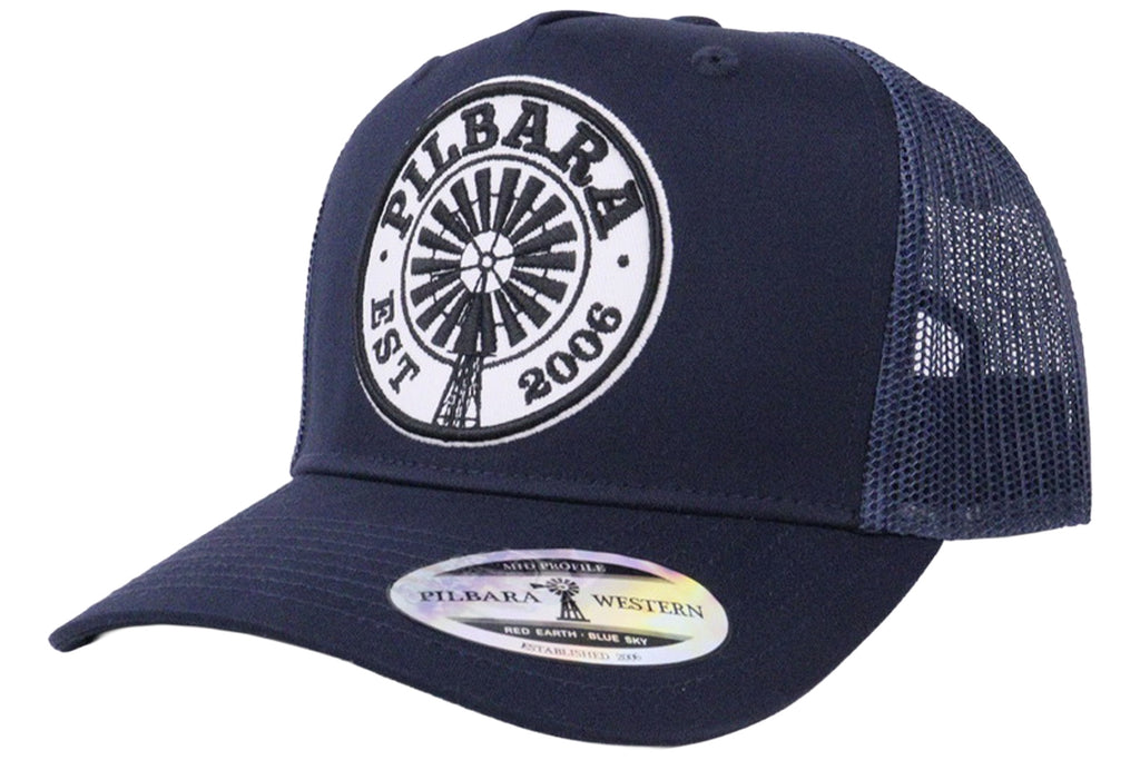 Pilbara Established Cap [Col:Pale Pink/White]