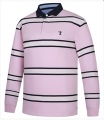 Pilbara Mens Rugby Jersey [Col:Galaxy Blue-Navy-White Siz:S]
