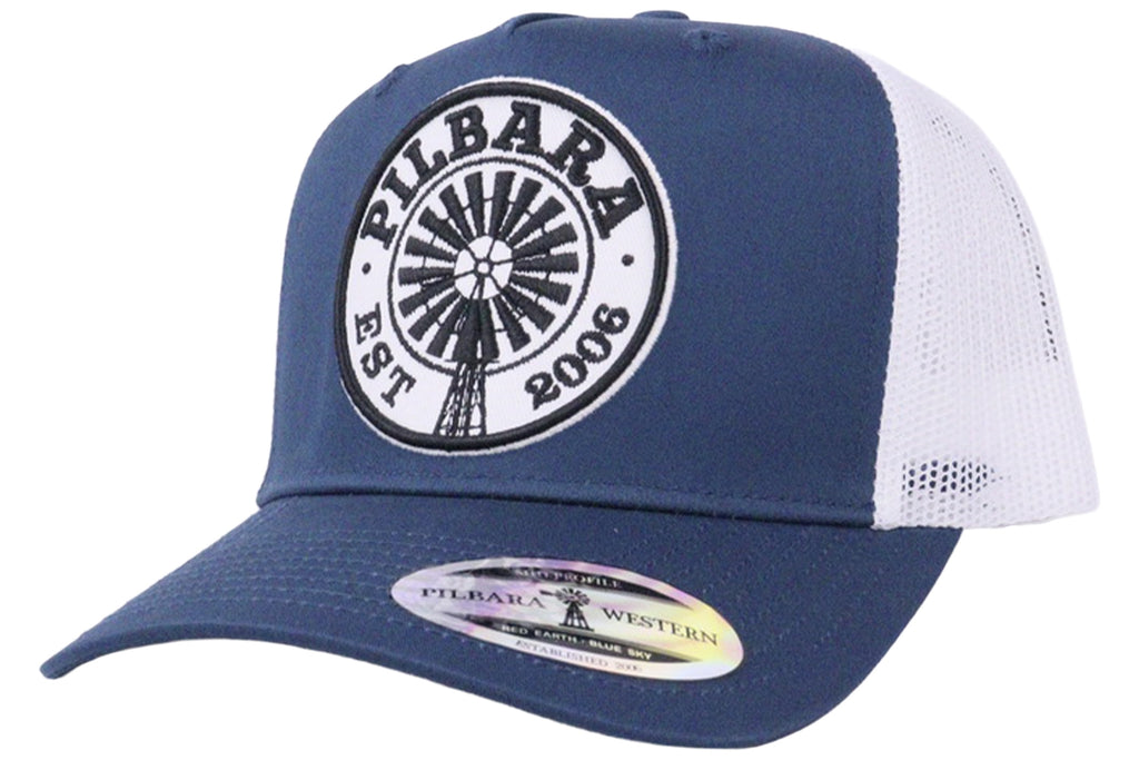 Pilbara Kid's Established Cap [Col:Petrol/White]