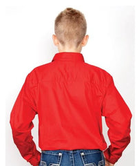 Boys Lachlan Workshirt 30303 [Col:Cobalt Siz:10-12]