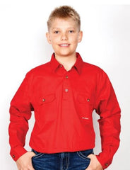 Boys Lachlan Workshirt 30303 [Col:Cobalt Siz:8-9]