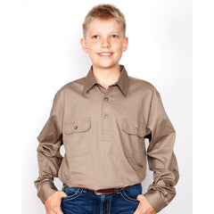 Boys Lachlan Workshirt 30303 [Col:Dark Green Siz:4-5]