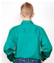 Boys Lachlan Workshirt 30303 [Col:Chilli Siz:4-5]