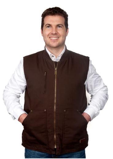 Mens Diamantina Vest [Col:Chocolate Siz:S]