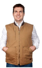 Mens Diamantina Vest [Col:Chocolate Siz:XS]