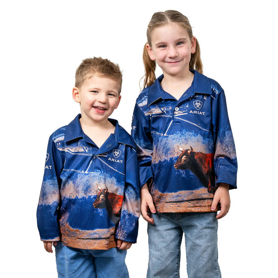 Ariat Kids Fishing Shirt - Bullcatcher [Siz:2]