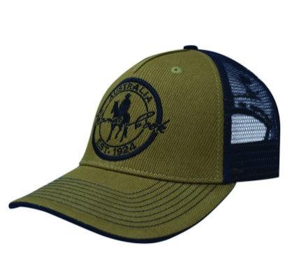 Thomas Cook Trucker Cap [Col:Tan/Navy]