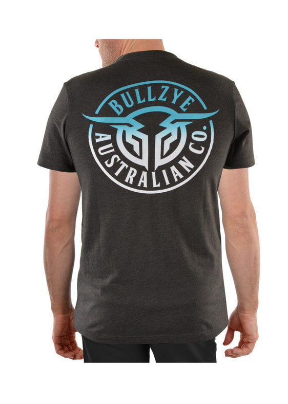 Bullzye Mens Bullring Short Sleeve Tee [Col:Navy Siz:S]