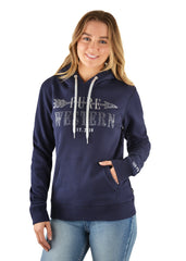 Womens Ginger Pullover Hoodie [Col:Navy Siz:10]