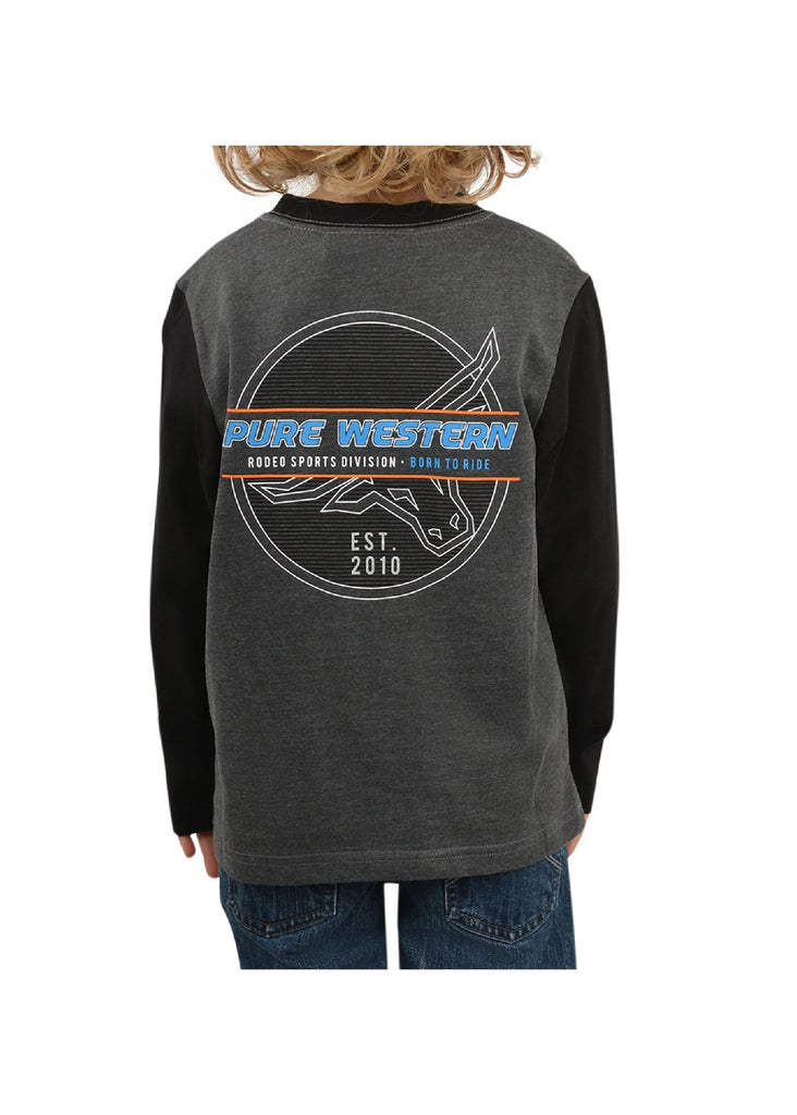 Boys Ryde L/S Tee [Siz:4]