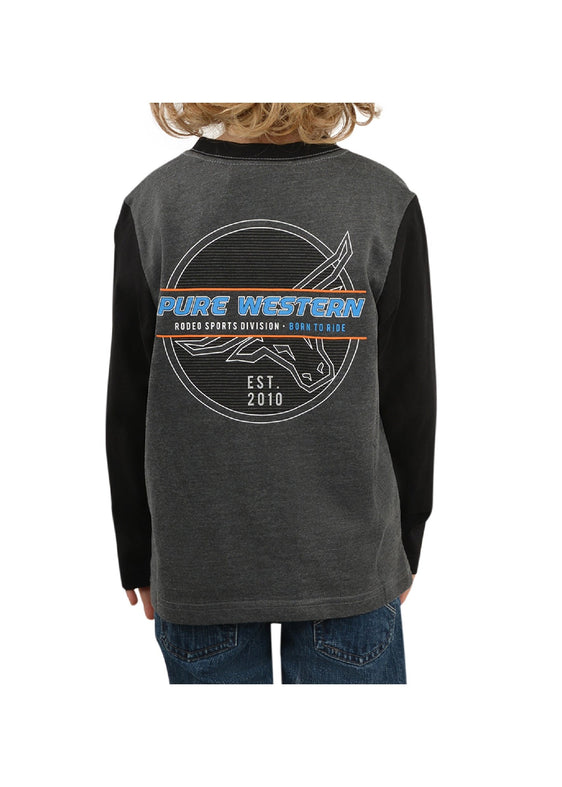 Boys Ryde L/S Tee [Siz:4]
