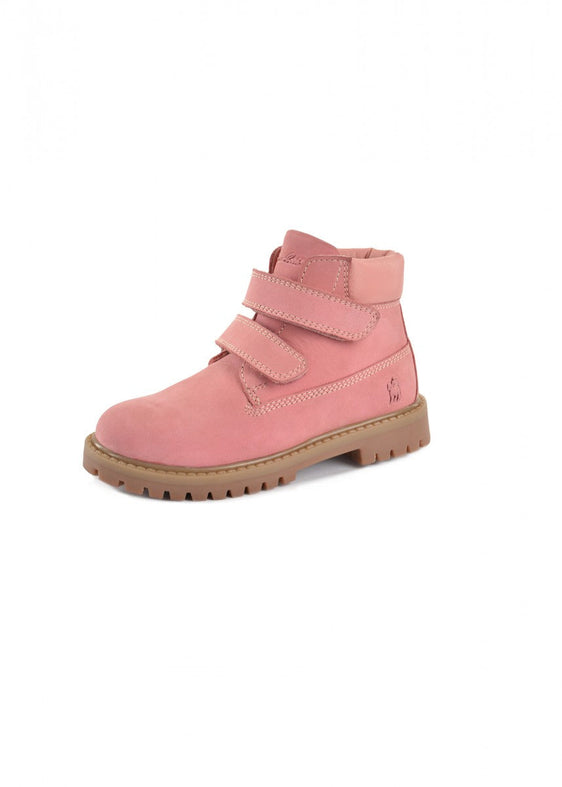 Kids Addison Velcro Boot [Col:Brown Siz:J08]