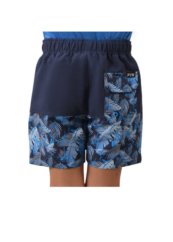 Boys Robertson Board Short [Col:Navy Siz:4]