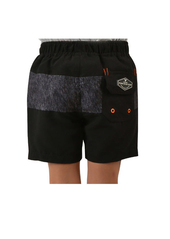 Boys Louis Board Short [Col:Black Siz:4]