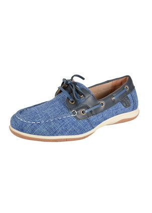 Womens Escapade Linen Casual Lace-up [Siz:7]