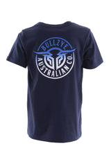 Bullzye Boys Bullring Short Sleeve Tee [Col:Navy Siz:4]