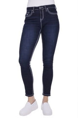 Bullzye Womens Annabelle Super Skinny Jean - Indigo Wash [Siz:8]