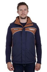Bullzye Mens Bazooka Vest - Navy/Tan [Siz:S]