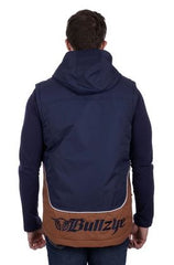 Bullzye Mens Bazooka Vest - Navy/Tan [Siz:L]