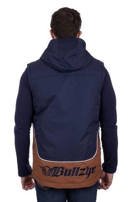 Bullzye Mens Bazooka Vest - Navy/Tan [Siz:L]