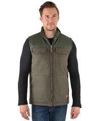 Pure Western Cameron Vest - Khaki [Siz:S]