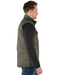 Pure Western Cameron Vest - Khaki [Siz:M]