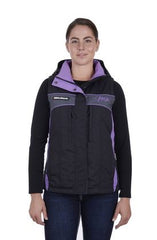 Bullzye Womens Carla Vest - Black/Purple [Siz:S]