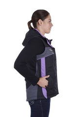 Bullzye Womens Carla Vest - Black/Purple [Siz:M]